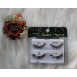 Ardell Twin Pack Strip Lashes 120 Demi Black 3 Step Application Beauty Cosmetics